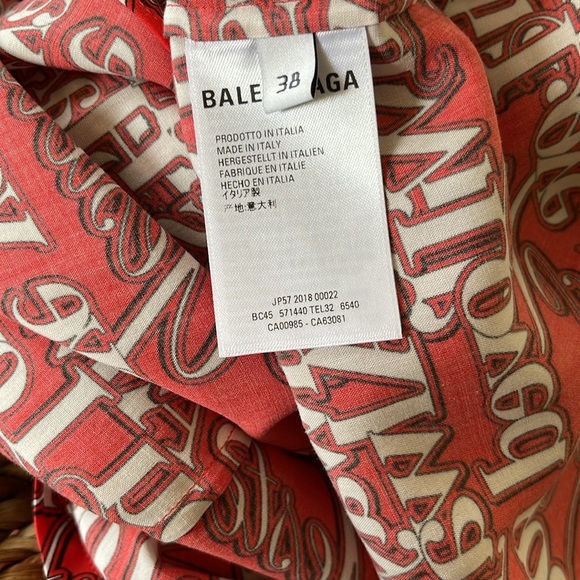 Balenciaga Button Down Shirt w/Designer Box - Picture 5 of 12